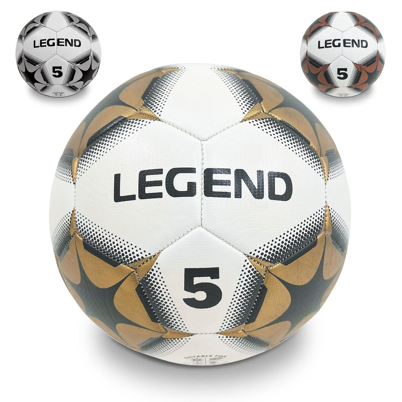 Mondo Toys - LEGEND genaaide voetbal - officieel product - maat 5-400 g - 13989