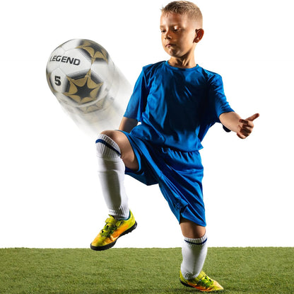 Mondo Toys - LEGEND genaaide voetbal - officieel product - maat 5-400 g - 13989