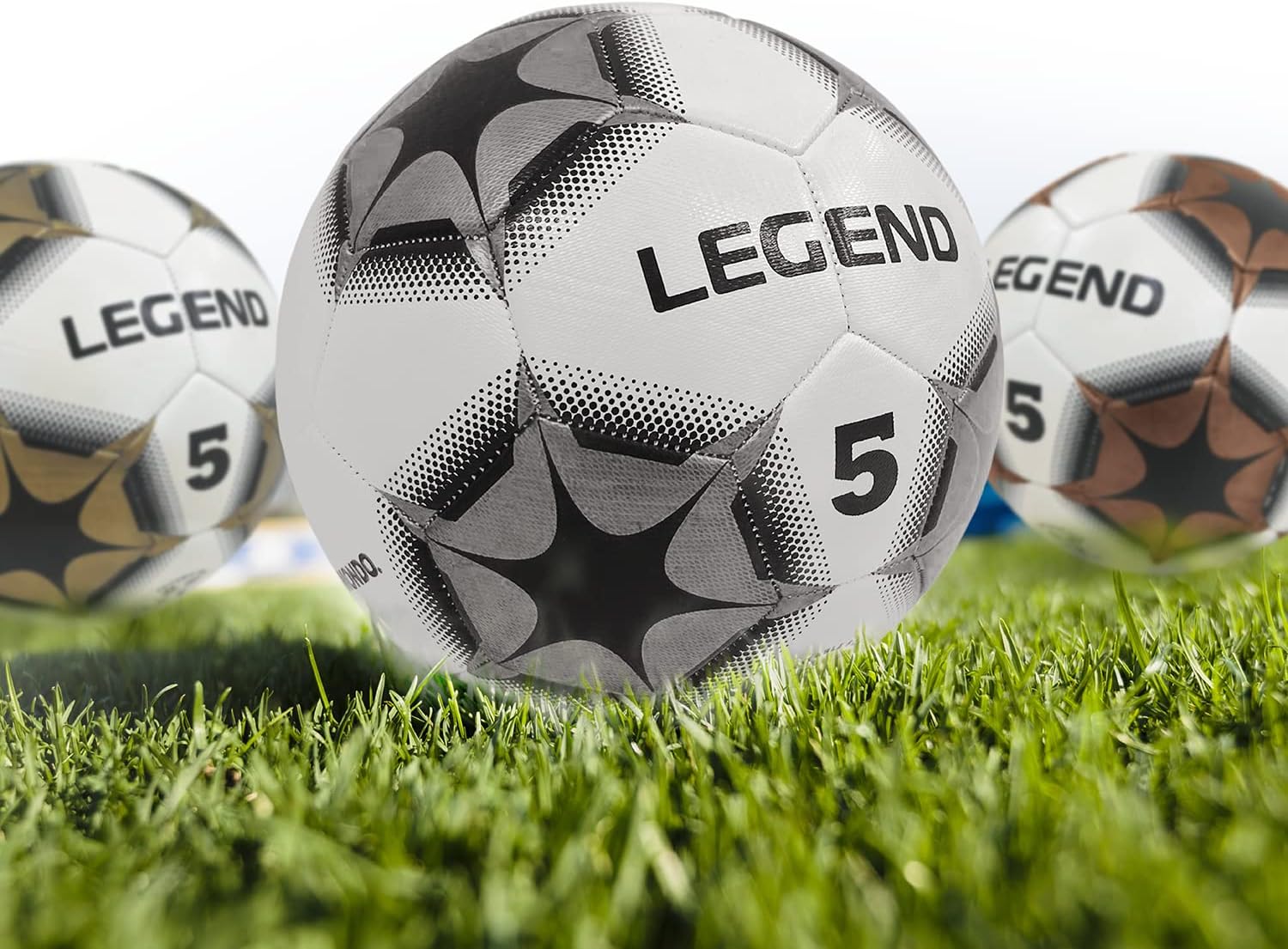 Mondo Toys - LEGEND genaaide voetbal - officieel product - maat 5-400 g - 13989