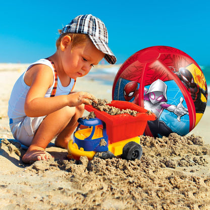 Mondo Toys - Spiderman Beach Ball - Colorful Beach Ball - Inflatable - Ideal for playing in the water - Suitable for Kids/Teens/Adults - 50 cm Diameter - 16929