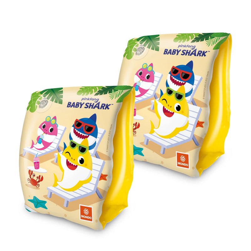 Mondo Toys - BABY SHARK Arm Bands - Children's Safety Armrests - PVC Material - Suitable for children from 2 to 6 years with weight 6-20 kg - 16933 BABY SHARK Special