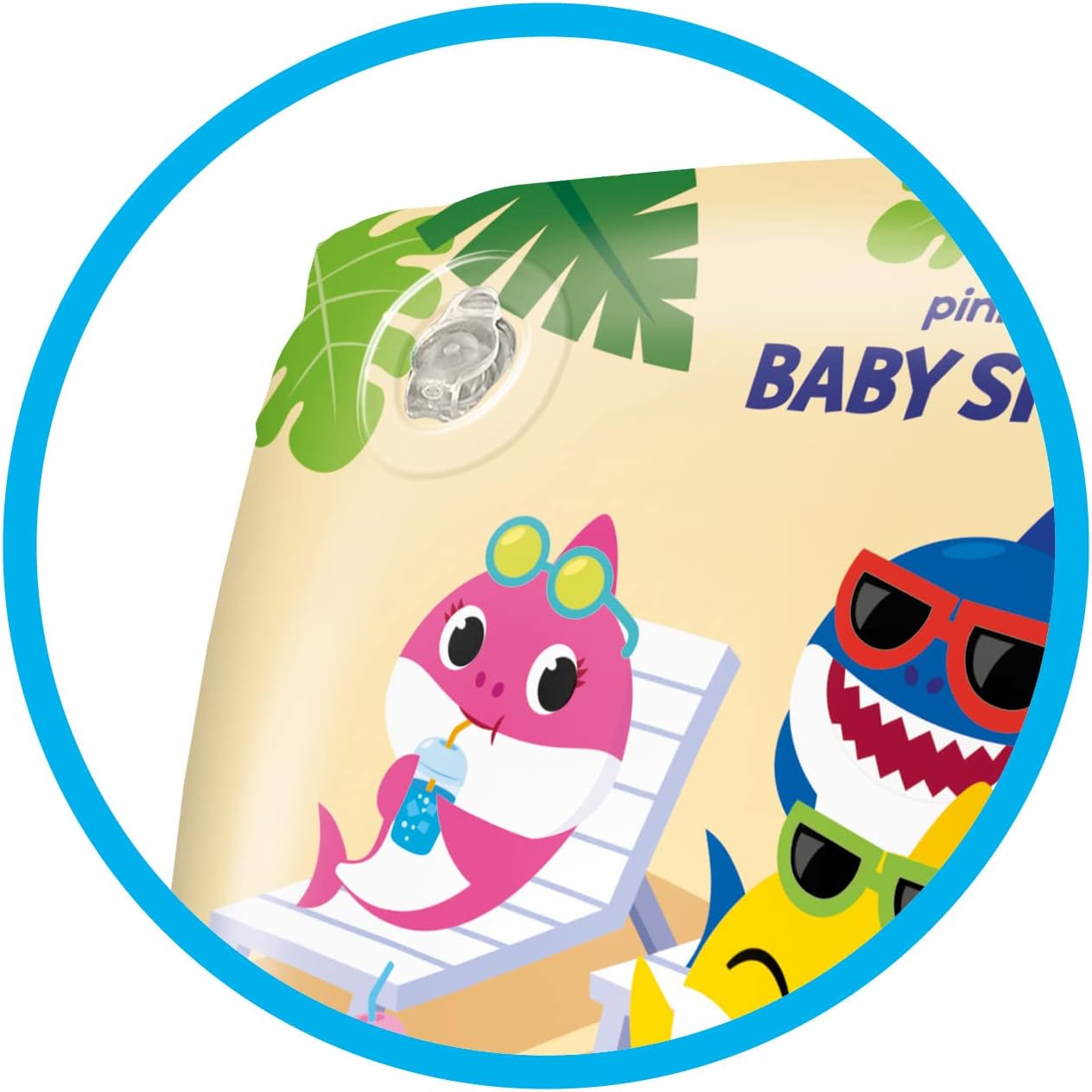 Mondo Toys - BABY SHARK Arm Bands - Children's Safety Armrests - PVC Material - Suitable for children from 2 to 6 years with weight 6-20 kg - 16933 BABY SHARK Special