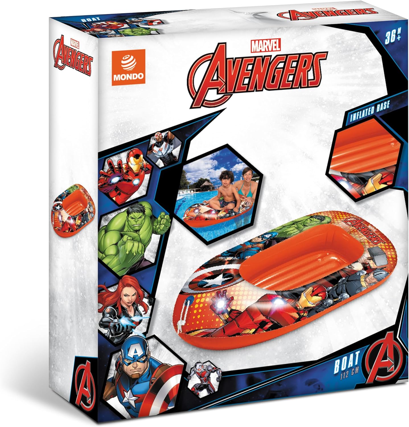Mondo - Mondo Opblaasboot Avengers