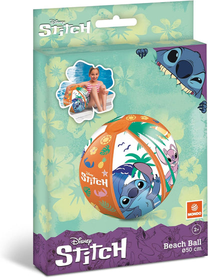 Mondo Toys – Disney Stitch Beach Ball – Gonfiabile Palla 50 cm per Bambini a Partire dai 2 Years – 16954