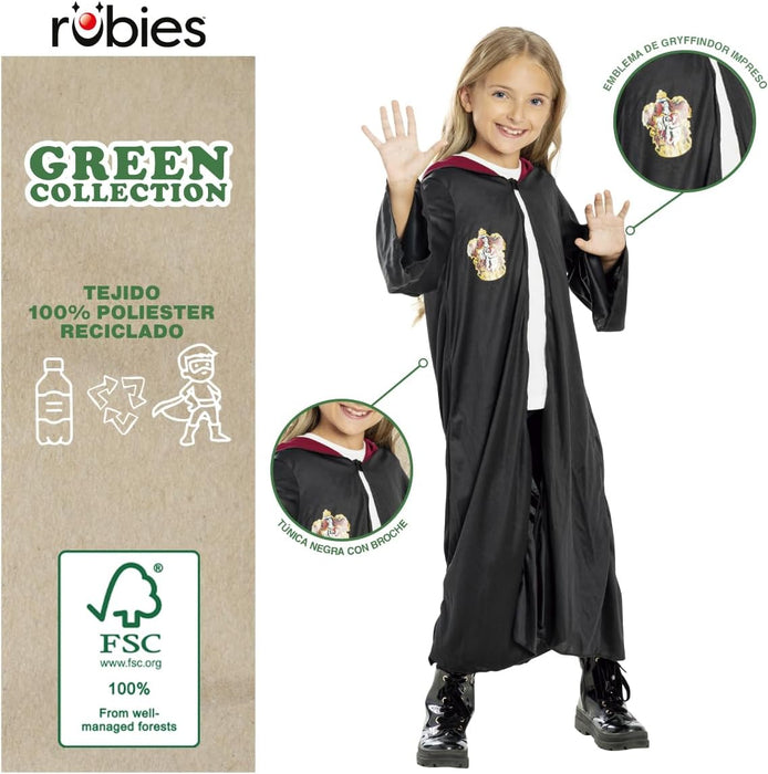 Rubies 301705-M Harry Potter Green Col Costume, multicoloured, 9-10 años