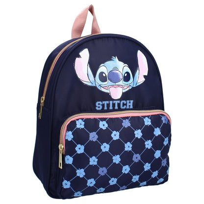 Zaino STITCH Independent da Disney Lilo e Stitch - Zainetto per Ragazzi | Scuola | Tempo Libero - Colore Blu Scuro - size 30x25x10 cm, Multicolored, Normale