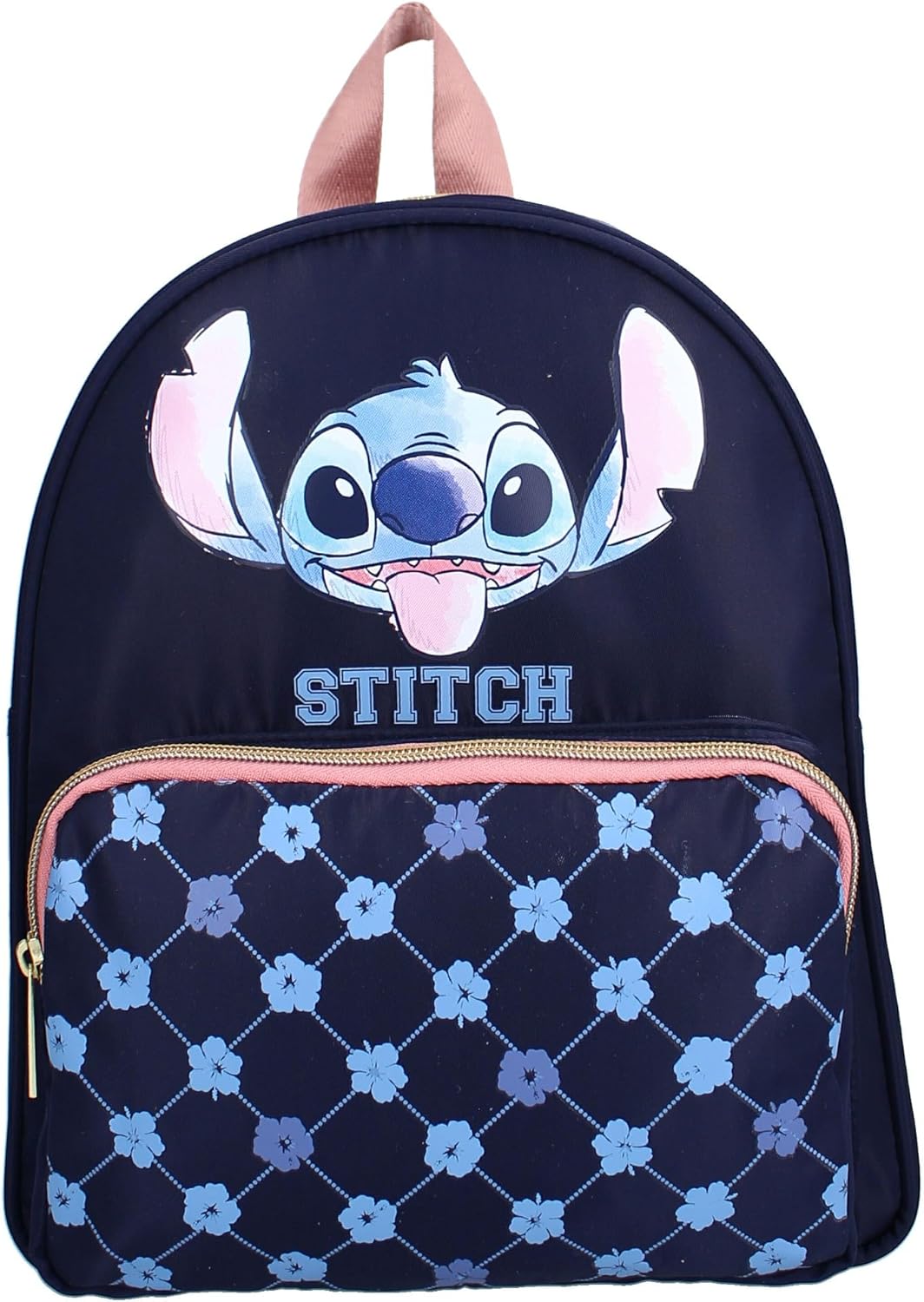 Zaino STITCH Independent da Disney Lilo e Stitch - Zainetto per Ragazzi | Scuola | Tempo Libero - Colore Blu Scuro - size 30x25x10 cm, Multicolored, Normale