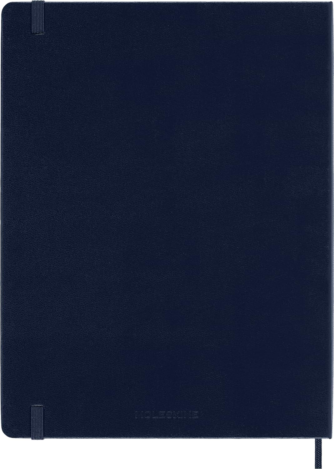 Moleskine Weekly Planner, Weekly Agenda with Space for Notes 12 Months 2025, Hard Cover and Elastic Closure, Sapphire Blue Color, Extra Large Format 19x25 cm