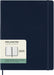 Moleskine Weekly Planner, Weekly Agenda with Space for Notes 12 Months 2025, Hard Cover and Elastic Closure, Sapphire Blue Color, Extra Large Format 19x25 cm