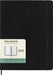 Moleskine Weekly Planner, Weekly Agenda with Space for Notes 12 Months 2025, Soft Cover and Elastic Closure, Black Color, Extra Large Format 19x25 cm