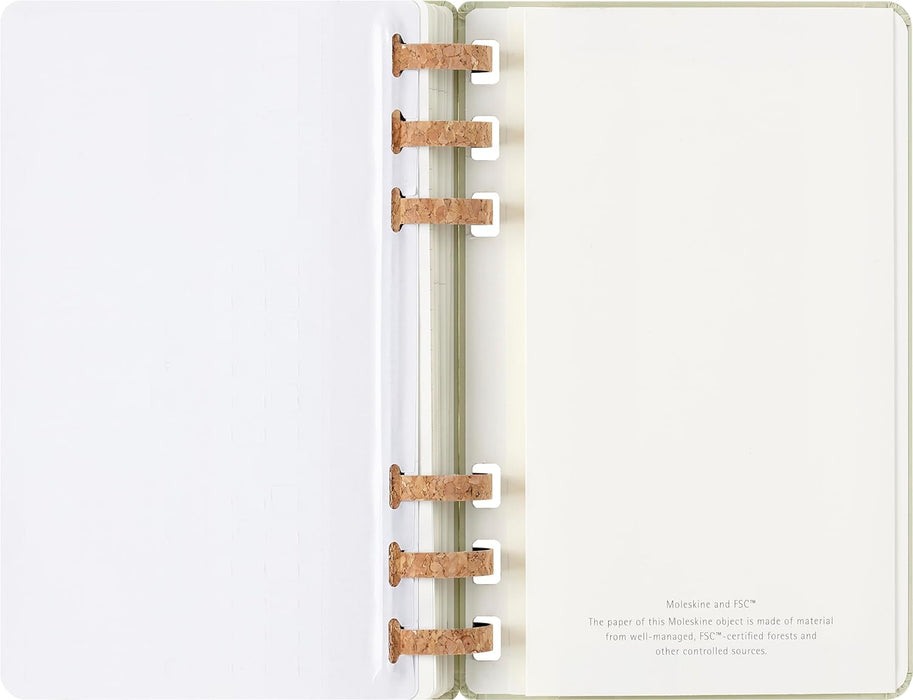 Moleskine Academic Monthly Planner 2024-25, Weekly and Monthly 12-Month Planner, University Agenda with Soft Cover, Crush Kiwi Color, Large Format 15 x 21 cm