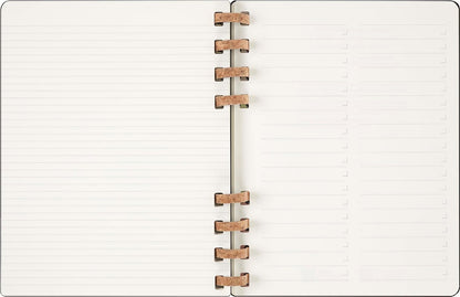 Moleskine Weekly & Monthly Planner, Agenda Semanal y Mensual Espiral 12 Meses 2025, Tapa Dura y Cierre Elástico, Color Negro, Formato Extra Grande 20,4X25,2 cm
