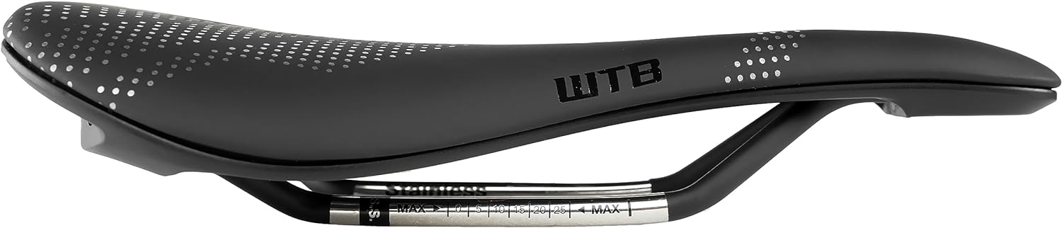 WTB Gravelier Bike Saddle – 246x140mm, Flexible Base with Fusion Form Technology, Perineal Relief Cutout for Gravel and Endurance Rides – Integrated Tool Mount