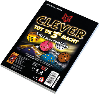 999 GAMES 999-CLE08,Scoreblöcke Clever bis zum 3. Power Zwei Stück,blau