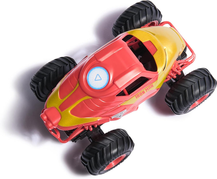 Monster Jam, Marvel Iron Man RC Monster Truck, 1:24 Scale, Kids’ Toys for Boys and Girls Aged 3 and up