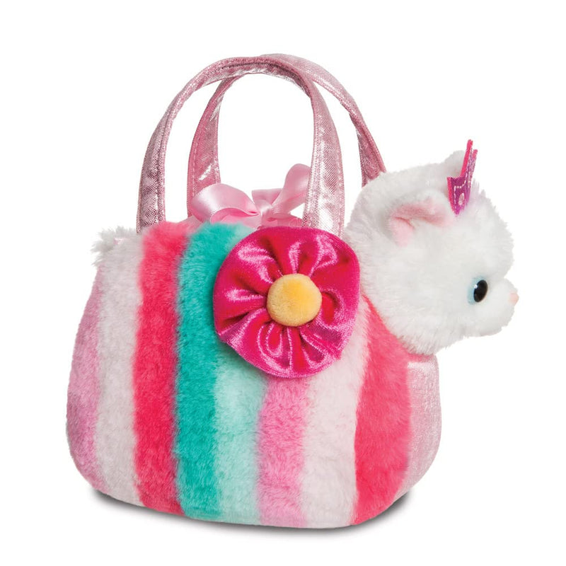 Aurora, 61433, Fancy Pal Princess Kitty with Multi-coloured Stripes, Soft Toy, Medium