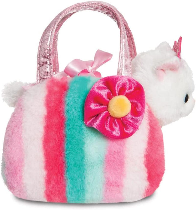 Aurora, 61433, Fancy Pal Princess Kitty with Multi-coloured Stripes, Soft Toy, Medium