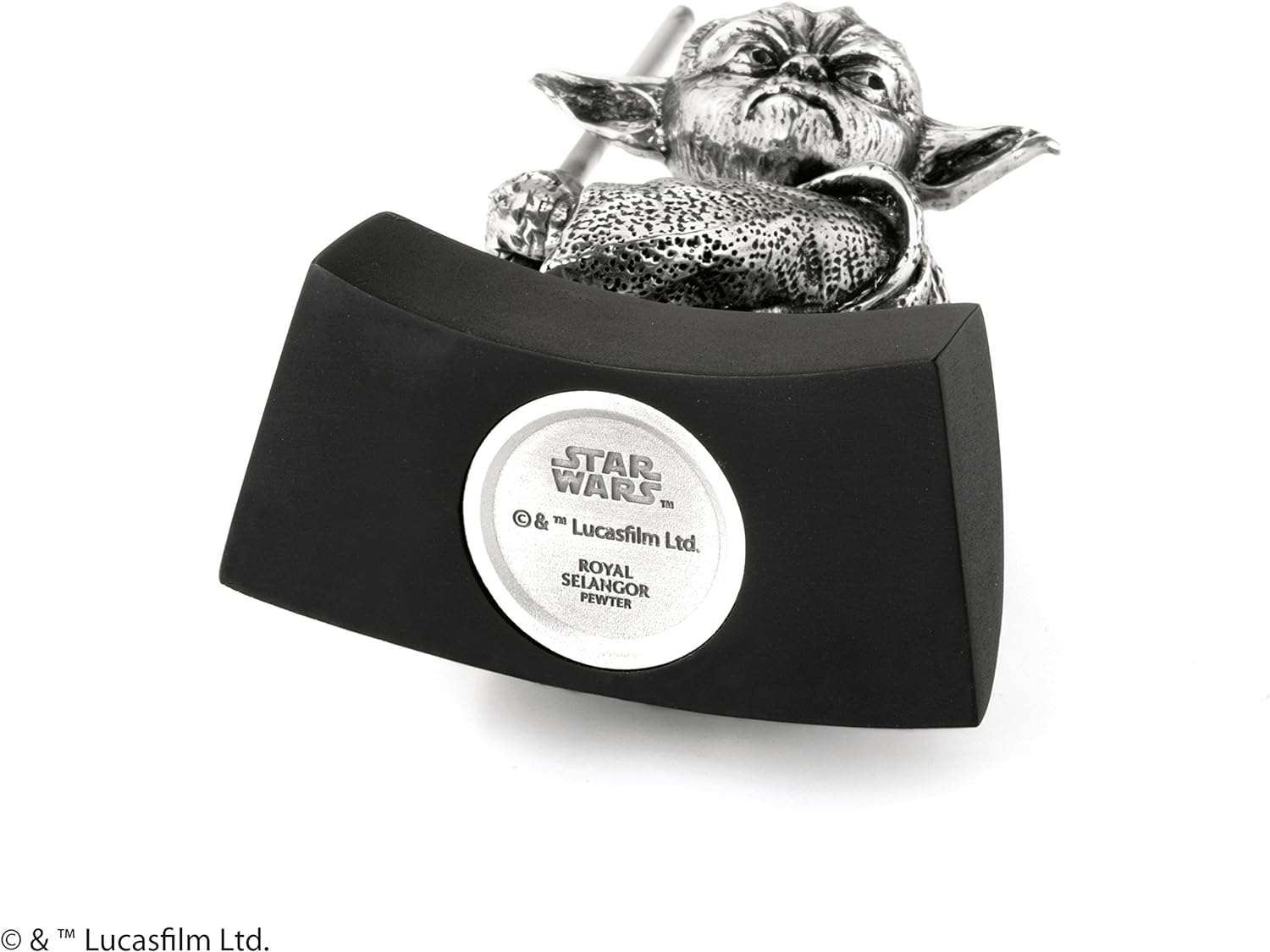 Royal Selangor Hand Finished Star Wars Collection Pewter Yoda Figurine