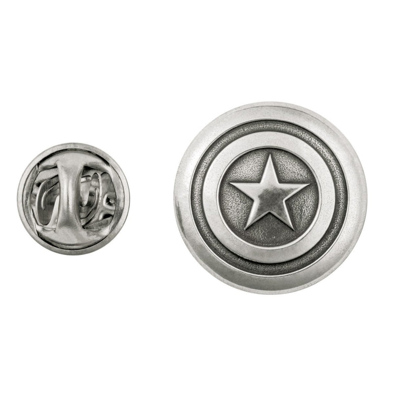 Royal Selangor Hand Finished Marvel Collection Pewter Captain America Lapel Pin