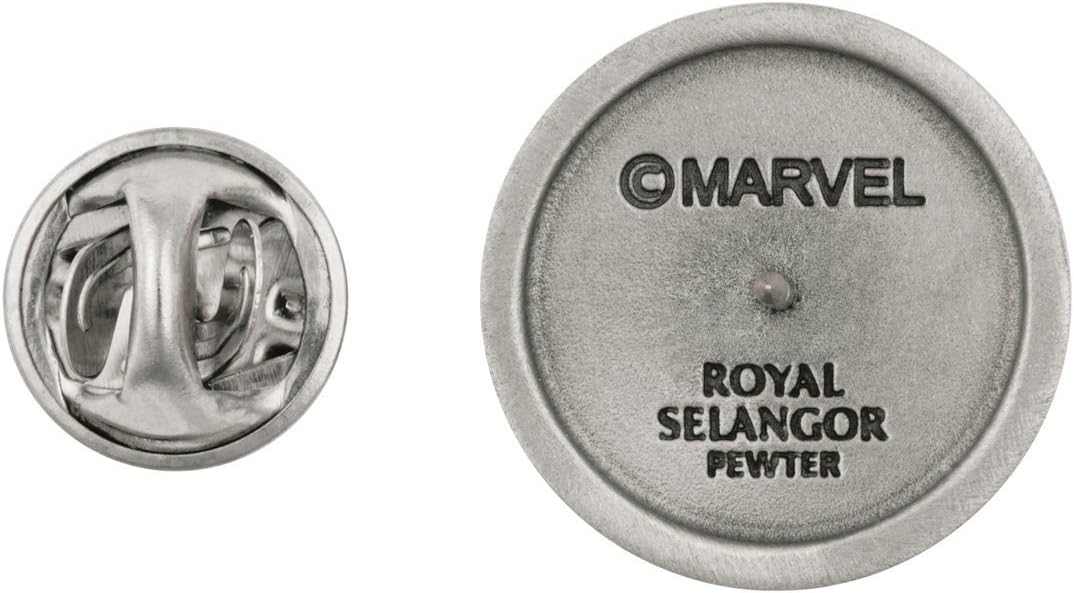 Royal Selangor Hand Finished Marvel Collection Pewter Captain America Lapel Pin