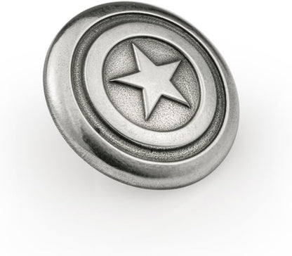Royal Selangor Hand Finished Marvel Collection Pewter Captain America Lapel Pin