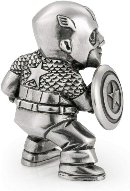 Royal Selangor Hand Finished Marvel Collection Pewter Captain America Miniature Figurine