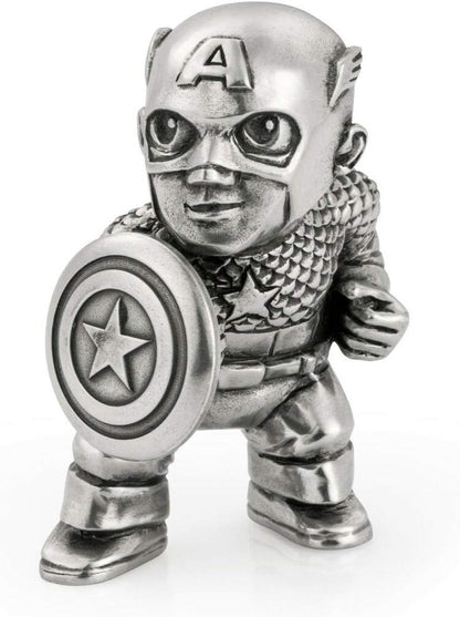 Royal Selangor Hand Finished Marvel Collection Pewter Captain America Miniature Figurine