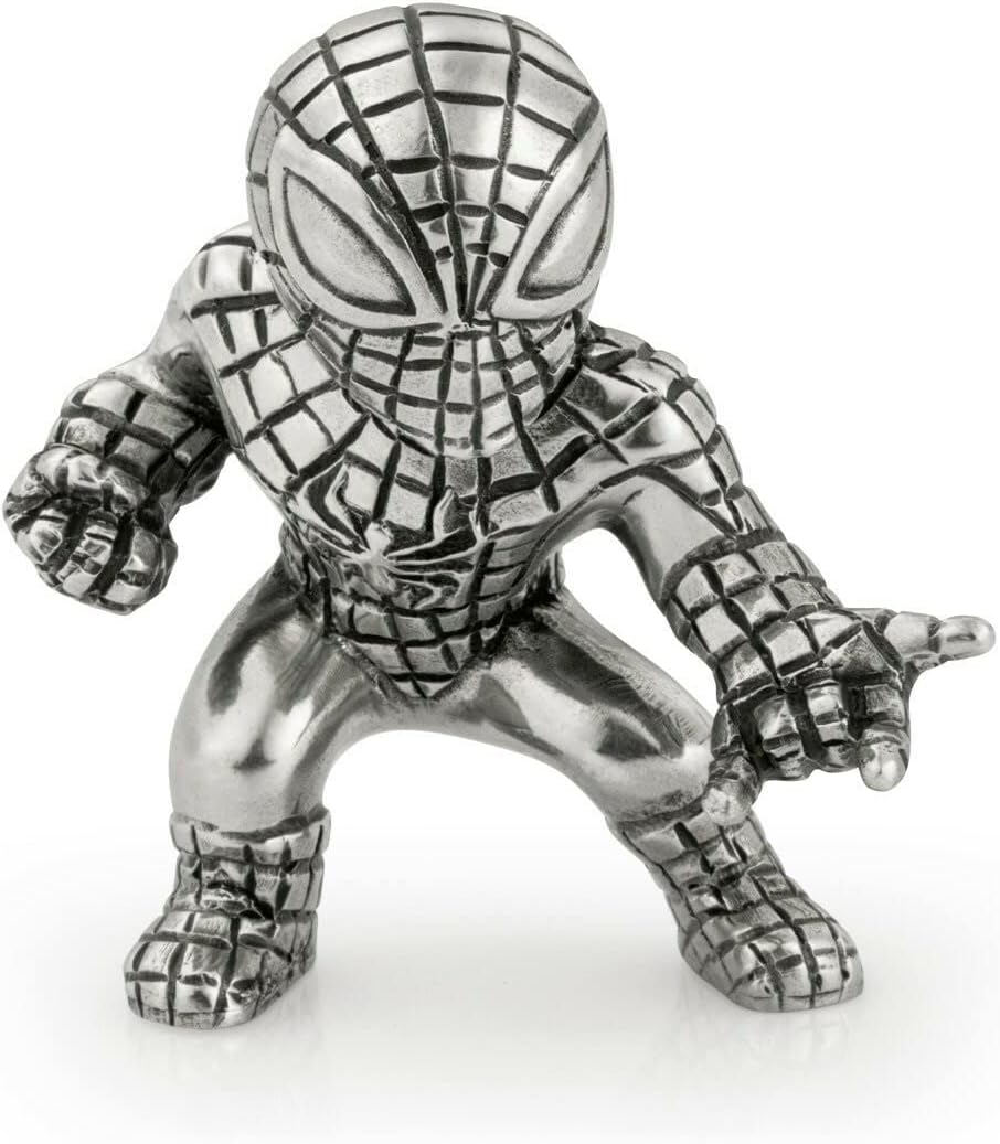 Royal Selangor Hand Finished Marvel Collection Pewter Spider-Man Miniature Figurine