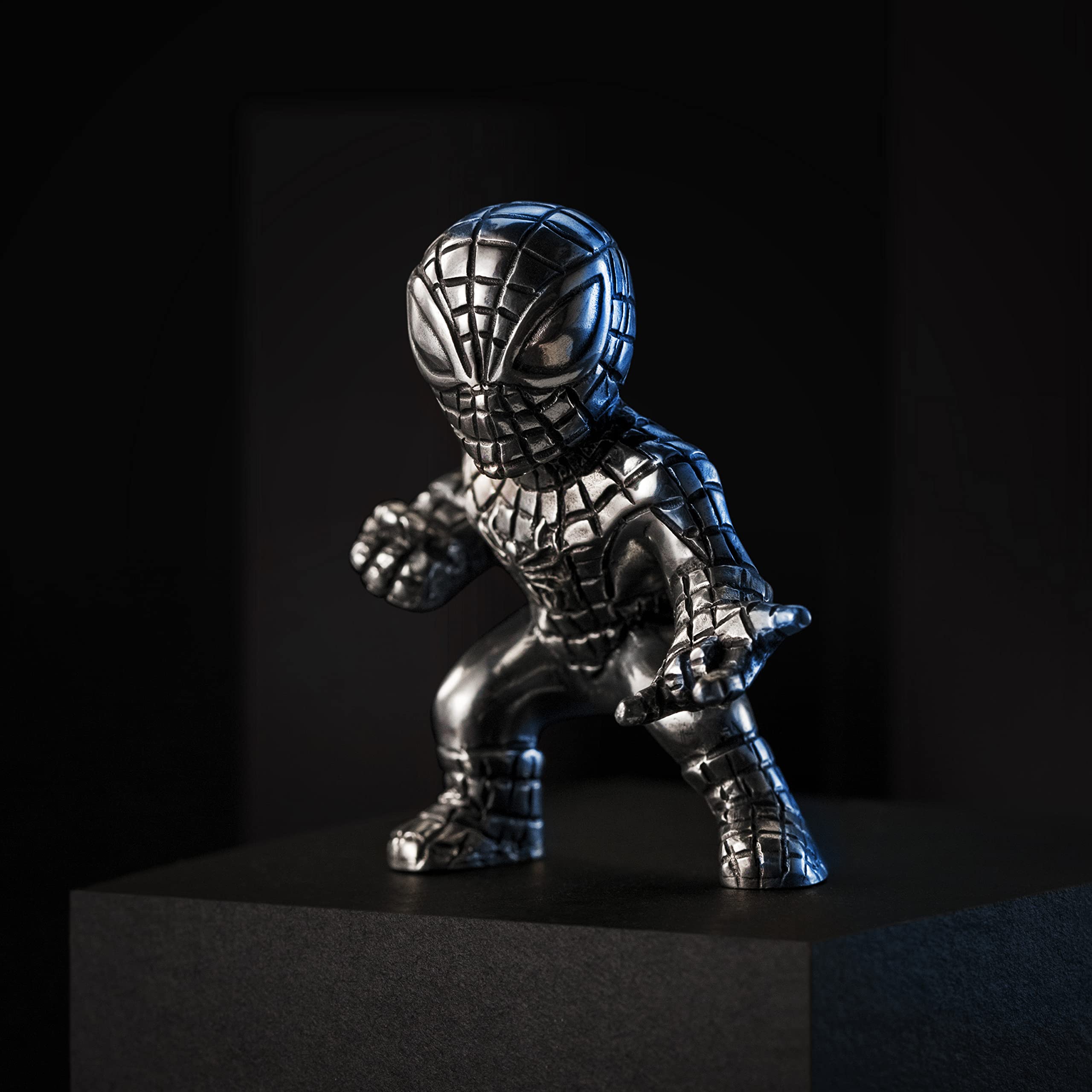 Royal Selangor Hand Finished Marvel Collection Pewter Spider-Man Miniature Figurine