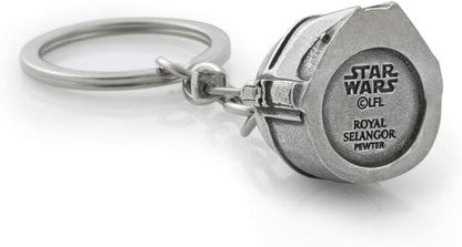 Royal Selangor Hand Finished Star Wars Collection Pewter Boba Fett Keychain