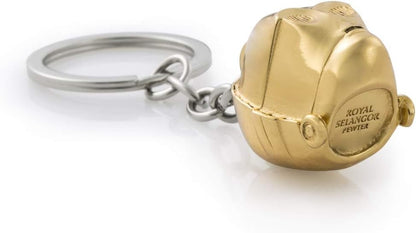 Royal Selangor Handgefertigter Schlüsselanhänger aus der Star Wars-Kollektion, Zinn, C-3PO, 24 Karat vergoldet, Geschenk, Gold, Einheitsgröße
