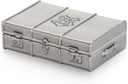 Royal Selangor Pewter Harry's School Trunk - Harry Potter Collection Mini Container/Holder/Case/Box for Keepsakes, Jewelry, Gift for Christmas