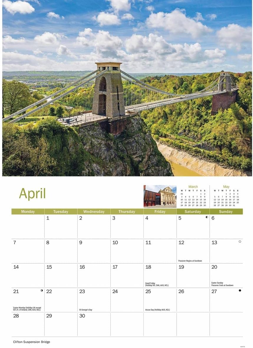 Bristol A4 Calendar 2025 (PFP)