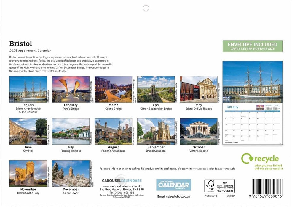 Bristol A4 Calendar 2025 (PFP)