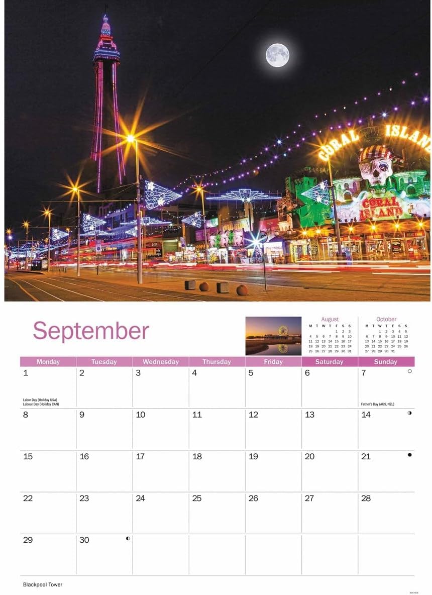 Blackpool & Fylde Coast A4 Calendar 2025 (PFP)