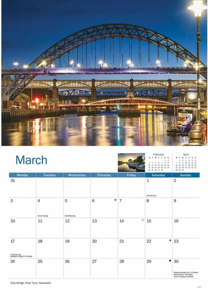 Canals & Waterways A4 Calendar 2025 (PFP)
