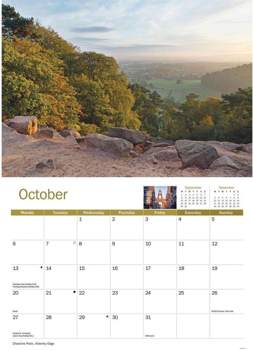 Cheshire A4 Calendar 2025 (PFP)