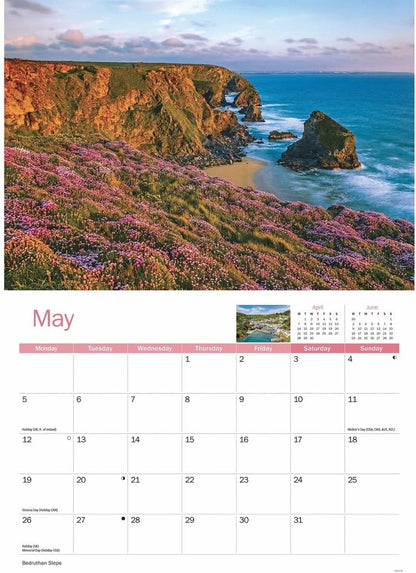 Cornwall A4 Calendar 2025 (PFP)