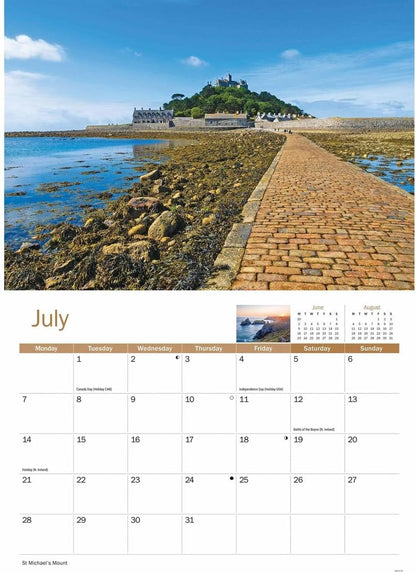 Cornwall A4 Calendar 2025 (PFP)