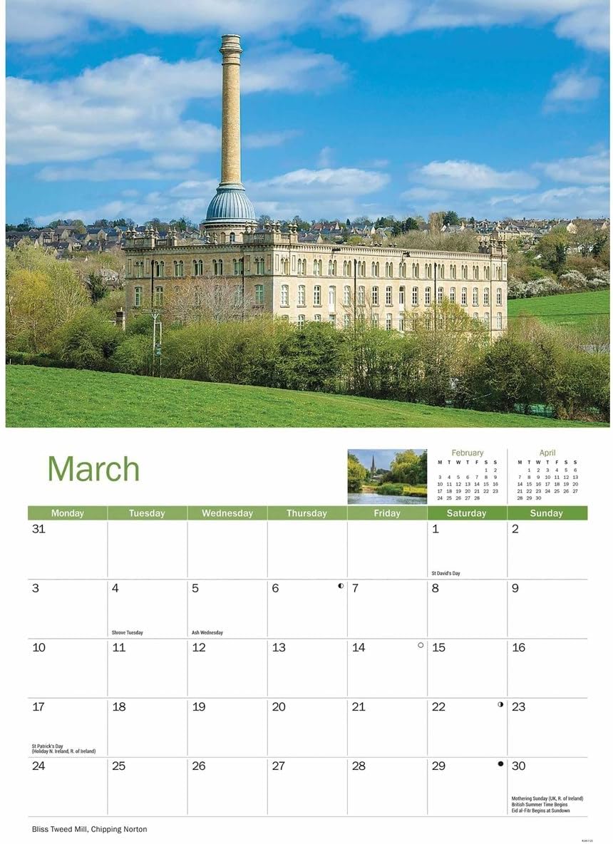 Cotswolds A4 Calendar 2025 (PFP)