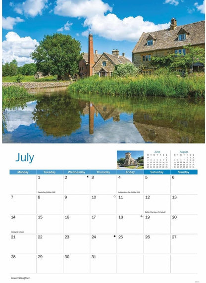 Cotswolds A4 Calendar 2025 (PFP)