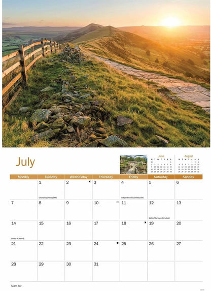 Derbyshire A4 Calendar 2025 (PFP)