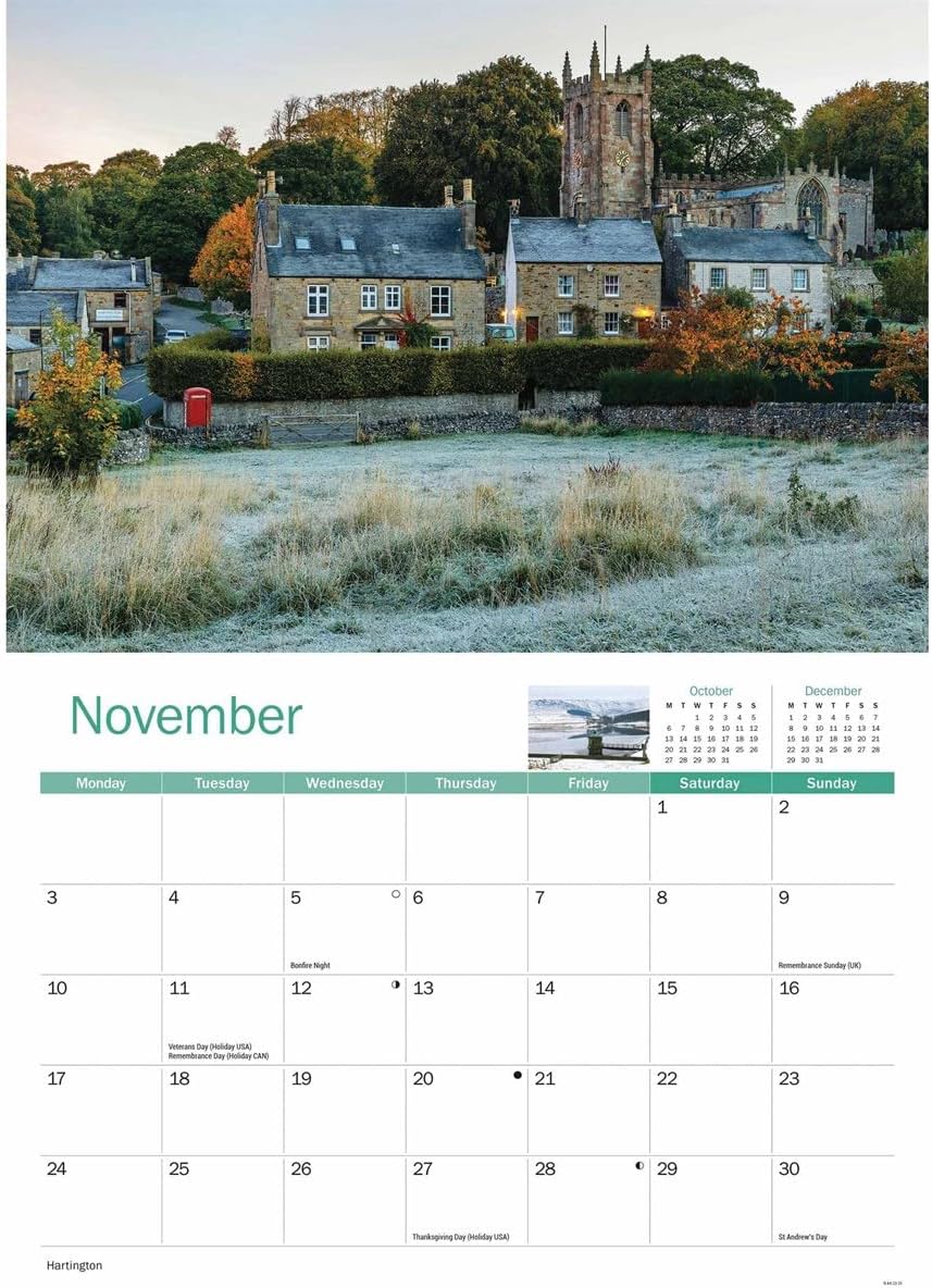 Derbyshire A4 Calendar 2025 (PFP)