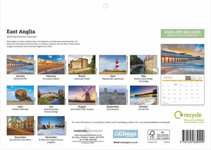East Anglia A4 Calendar 2025 (PFP)