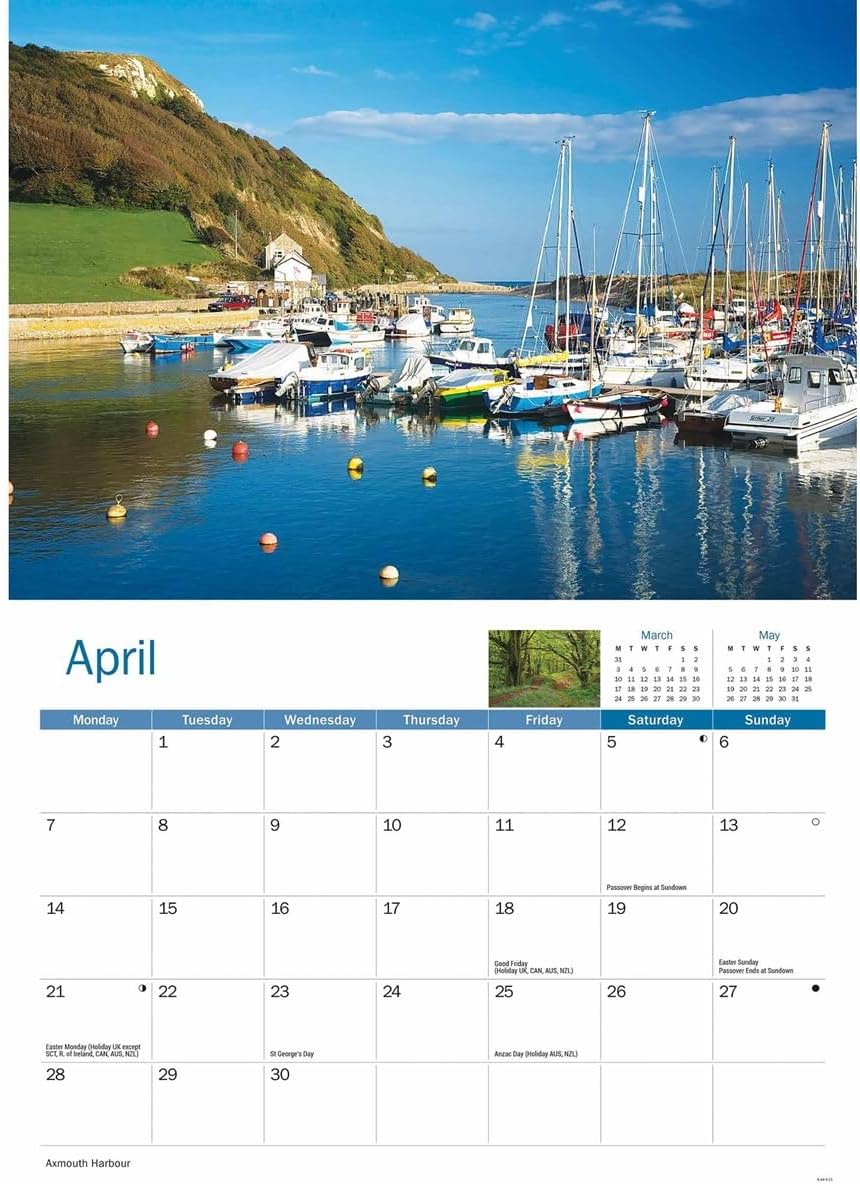 East Devon A4 Calendar 2025 (PFP)