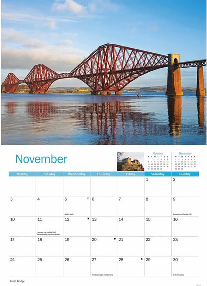 Edinburgh A4 Calendar 2025 (PFP)