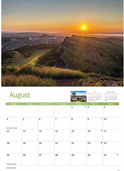 Edinburgh A4 Calendar 2025 (PFP)
