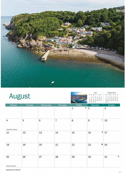 English Riviera A4 Calendar 2025 (PFP)