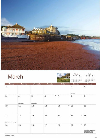 English Riviera A4 Calendar 2025 (PFP)