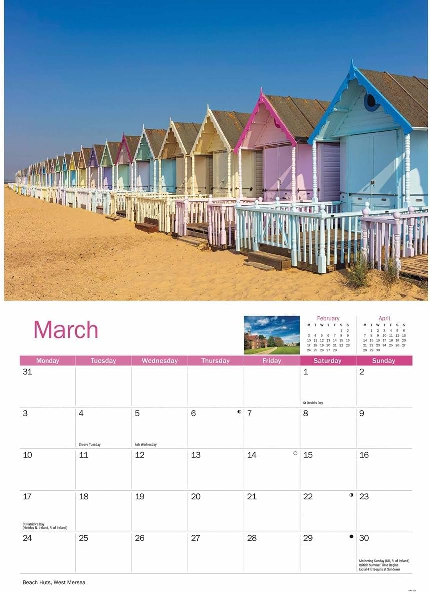Essex A4 Calendar 2025 (PFP)